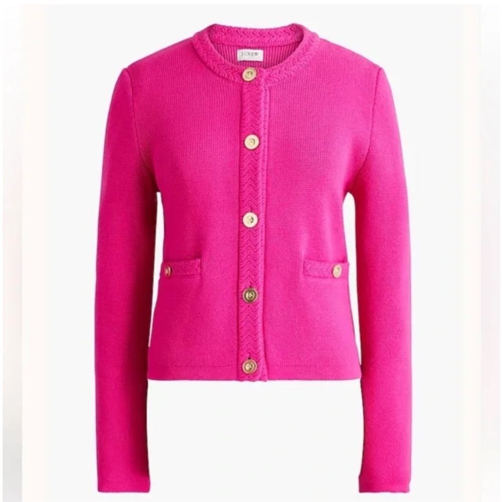 J. Crew Women's Pink Cardigan M
